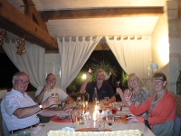 supper evening at Manoir de Gourin